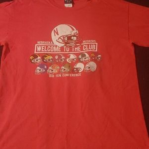 Huskers Big 10 conference shirt